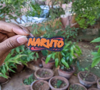Naruto title keychain 3D model