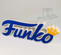 Logo Funko 3D model