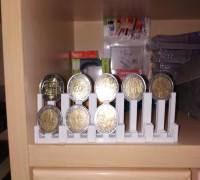 Coin Stand for 2 EUR 3D model