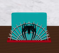 napkin ring spiderman 3D model