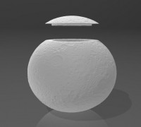 Luna hanging lamp 3D model