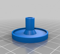 Toilet flush button 3D model