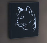 Cat" lamp 3D model