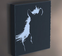 Horse" lamp 3D model