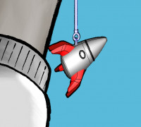 Rocket Charm - Universe.25 CNFT 3D model
