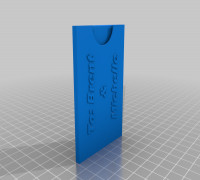 Gift Card Holder (customizable) 3D model