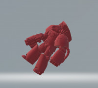 Void Crusaders - Paladin casualties 3D model