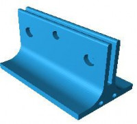 PLATE SUPPORT 3D model