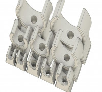 pipe clamps 3D model