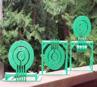 Print-in-place target spinners 3D model
