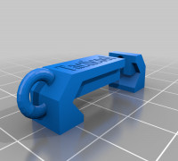 Weapons charm mount 3D model