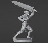 BKGcode_SwordsMan 3D model