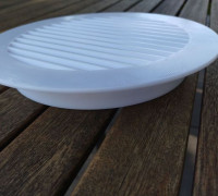 Ventilation grille round 150mm 3D model