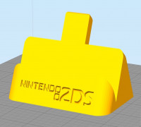Nintendo 2DS Display Stand 3D model