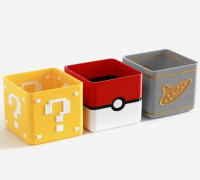 Video Game Planter Collection 3D model