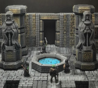 ScatterBlocks: Dwarven Statue (Heroic Scale) 3D model