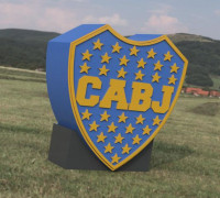 Boca Juniors lamp 3D model