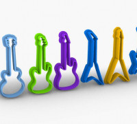 Guitar 3D model