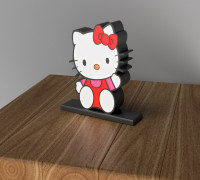 Hello Kitty glowing wled or led 3D model