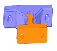Doorstop Hold Clamp 3D model