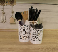 Kitchen utensils organizer 3D model