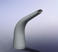 Reducer for vacuum cleaner 3D model