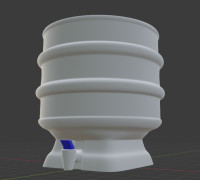 Water Dispenser Matte 3D model