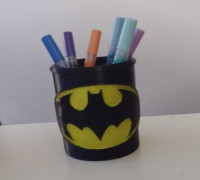 Batman pen holder 3D model