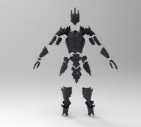 Sauron Armor - Complete 3D model