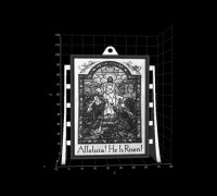 easter stained glass 3D model