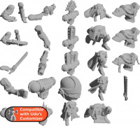 Space Nuns - Remixed for Udo's Customizer 3D model