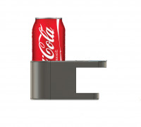 tablemount for sodacans, canholder 3D model
