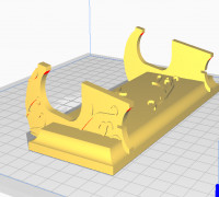 Wall mounted dagger stand 3D model