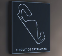 Circuit Spain" lamp 3D model