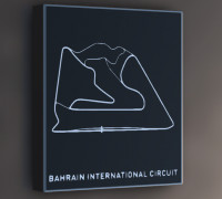 Bahrain Circuit" lamp 3D model