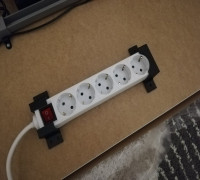 Socket Strip Mount 3D model