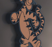 Tigger" lamp 3D model