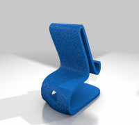 Vertical phone stand 3D model