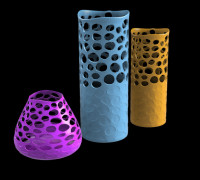 VIBES VASE SET 3D model