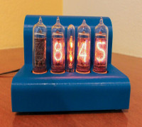 ESP Nixie Clock (ESP8266 CPU) 3D model