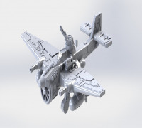 Ork Styka BlitzBomber  (Warhammer 40K) 3D model