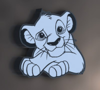 Lion King" lamp 3D model