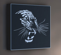 Tiger" lamp 3D model