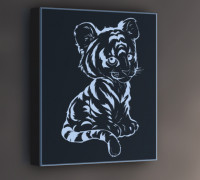 Tiger" lamp 3D model