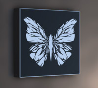 Butterfly" lamp 3D model