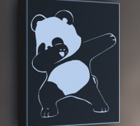 Panda" lamp 3D model