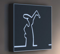 La Linéa" lamp 3D model