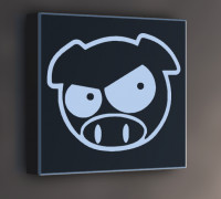 Pig Lamp 3D model