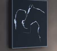 Horse" lamp 3D model