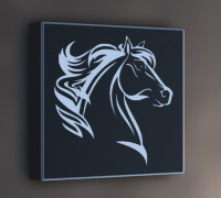 Horse" lamp 3D model